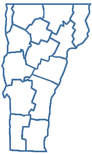 Vermont County Map